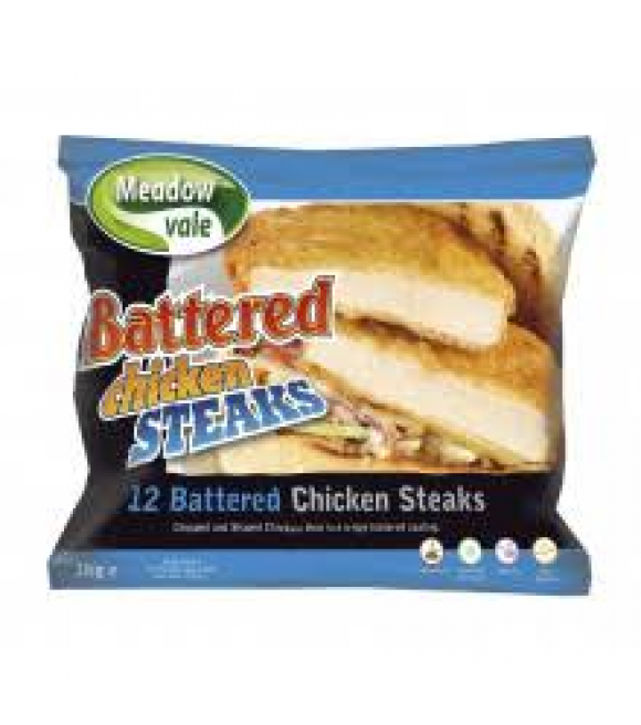 Meadowvale Battered Chicken Steaks